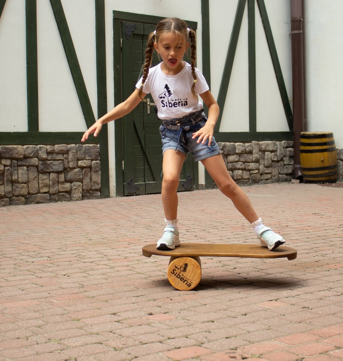 Балансборд прямой с валиком! Выдерживает вес до 120 кг, 2 900 руб.