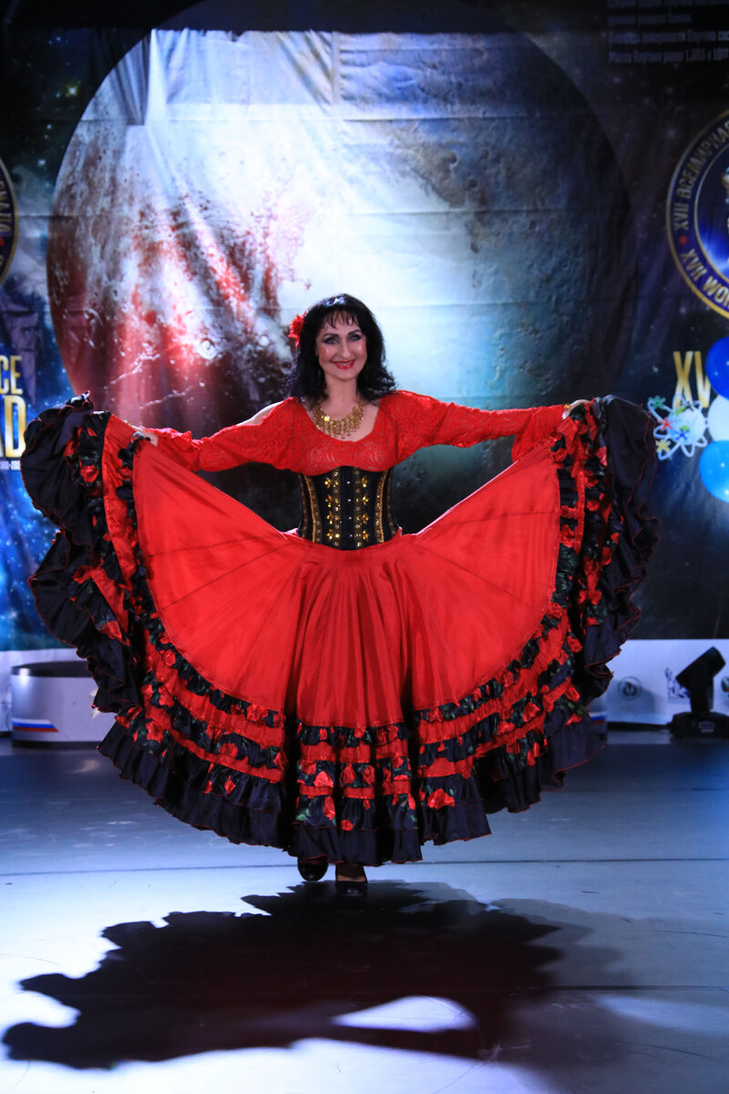 Qvarta Roma с эстрадным танцем «Москва златоглавая» на Всемирной танцевальной олимпиаде. ДК МАИ, 30 апреля 2021 г. 