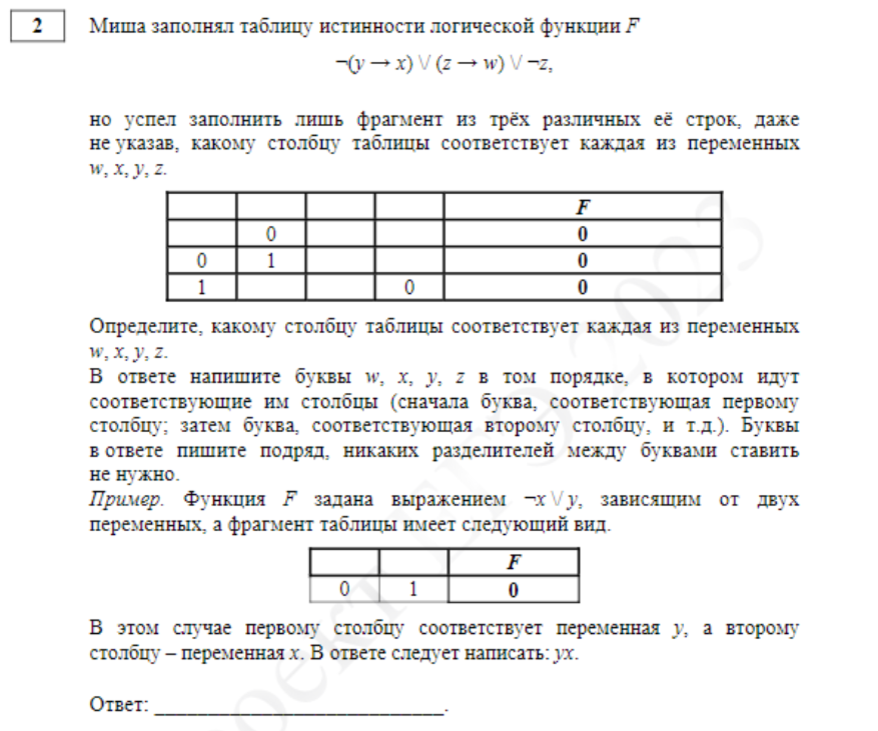 Егэ информатика 2023