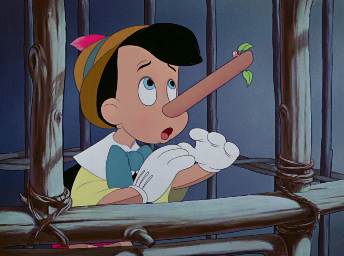 Пиноккио с длинным носом