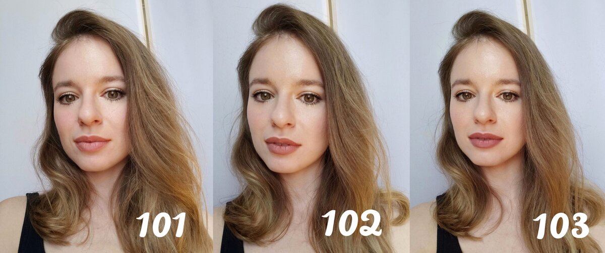 103
Мой фаворит среди этих карандашей, холодный пудровый нюд, идеально подходит русым девушкам и блондинкам с холодными оттенкам волос, но также может смотреться очень актуально и на более смуглых девушках.