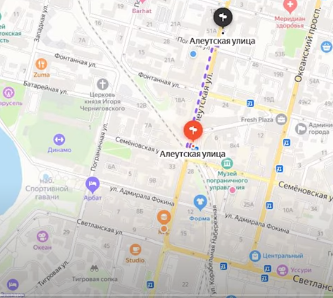 "Здания ФСБ" (чёрный маркер)