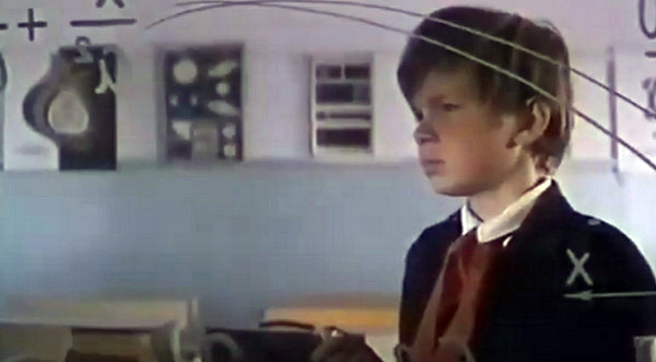 Вовка Морковкин (Дима Шевелёв), кадр из фильма "Есть идея" (1977)