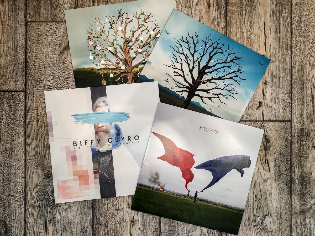 Наша коллекция пластинок Biffy Clyro. 