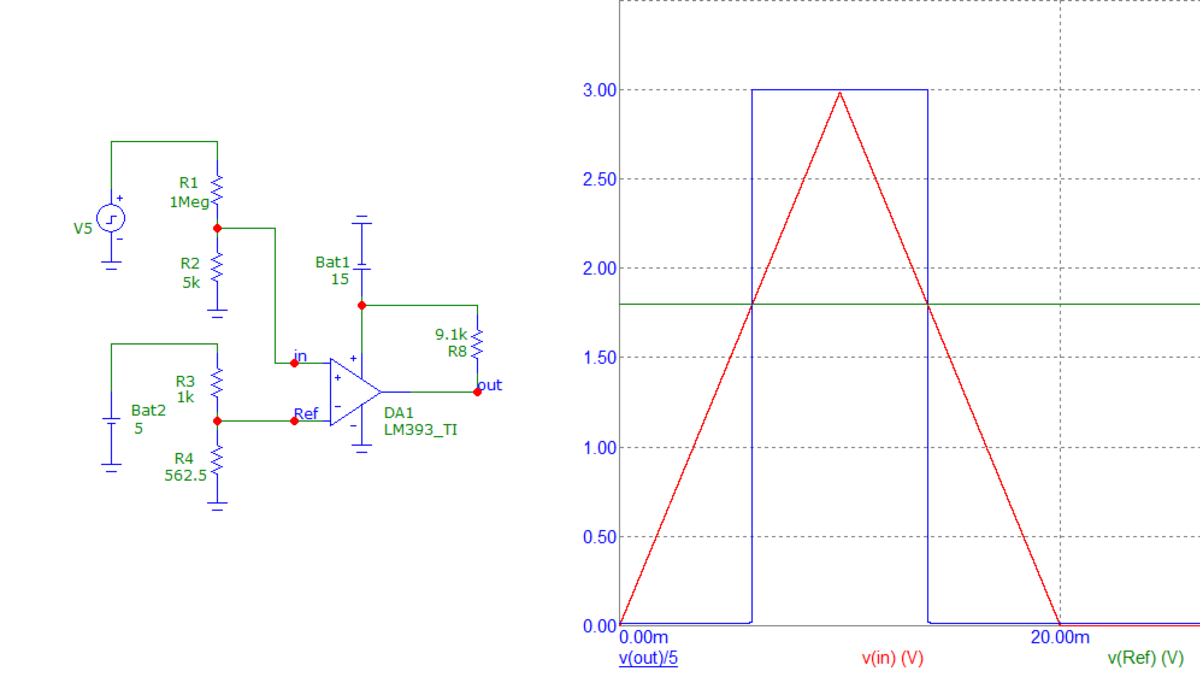 Lm393 схема включения