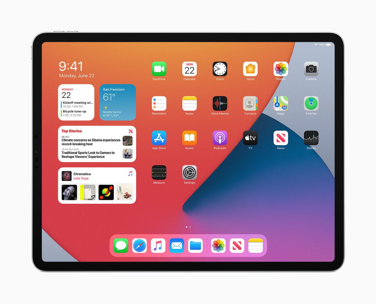 В iPadOS 14 появились новые функции и новый дизайн интерфейсов, благодаря которым iPad стал ещё более удобным и уникальным устройством.