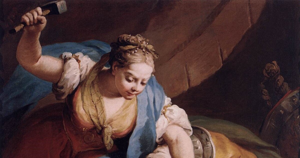 Джакопо Амигони. Иаиль. Фрагмент. Изображение взято на сервисе "Яндекс. Картинки".