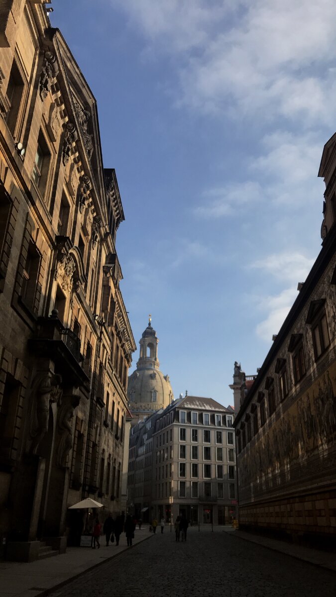 Одна из улиц Дрездена 