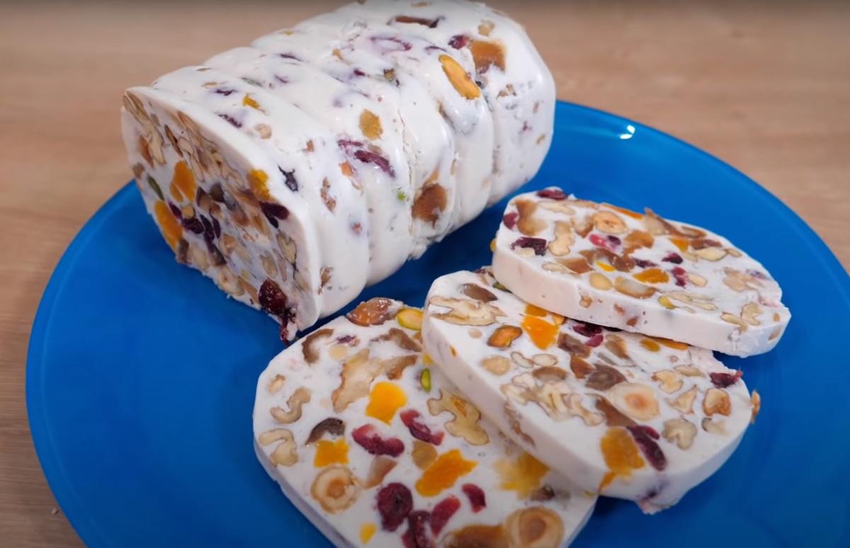 Рахат лукум из творога.