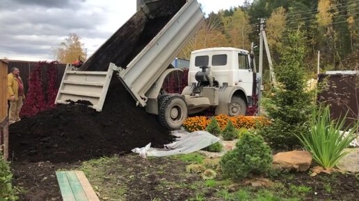 Как нам НЕУДАЧНО скинули Камаз земли и что мы с ним сделали