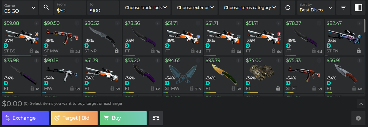 Интерфейс сайта.