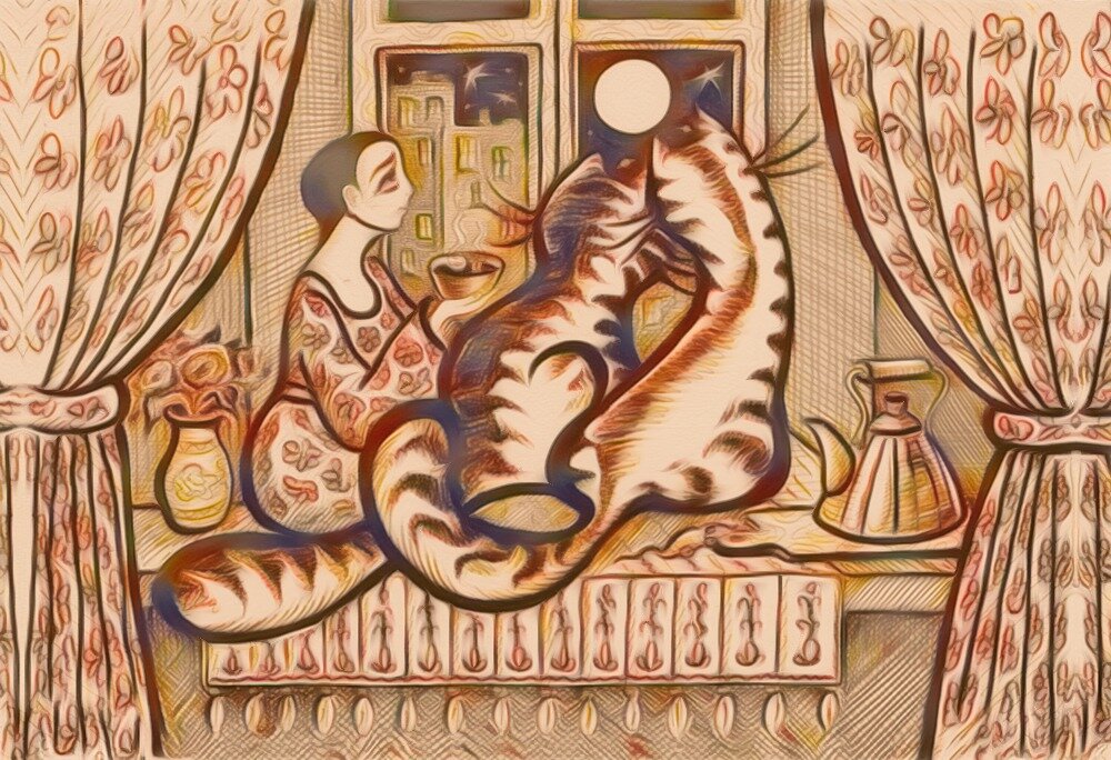 «Молитва», художник Катя Шатон