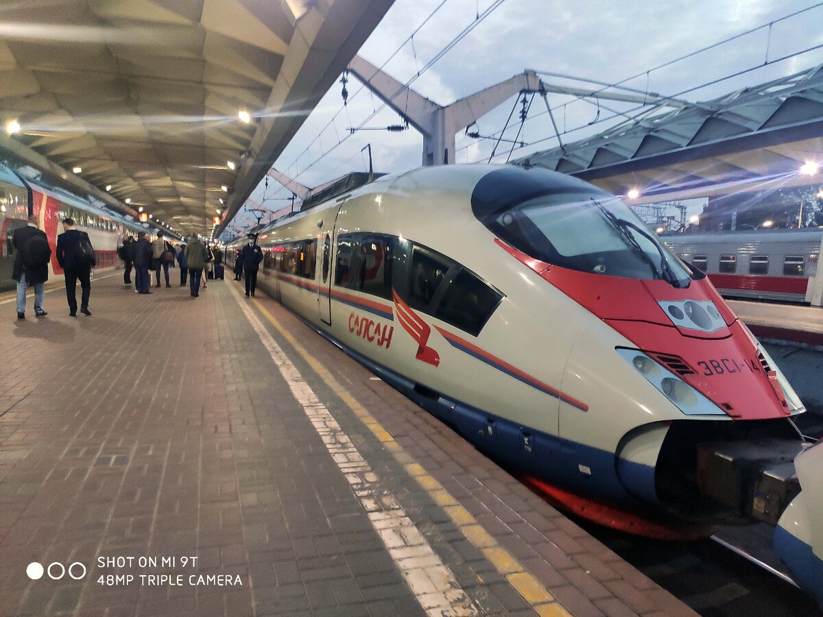 Поезд-птица, летающий из одной в другую столицу