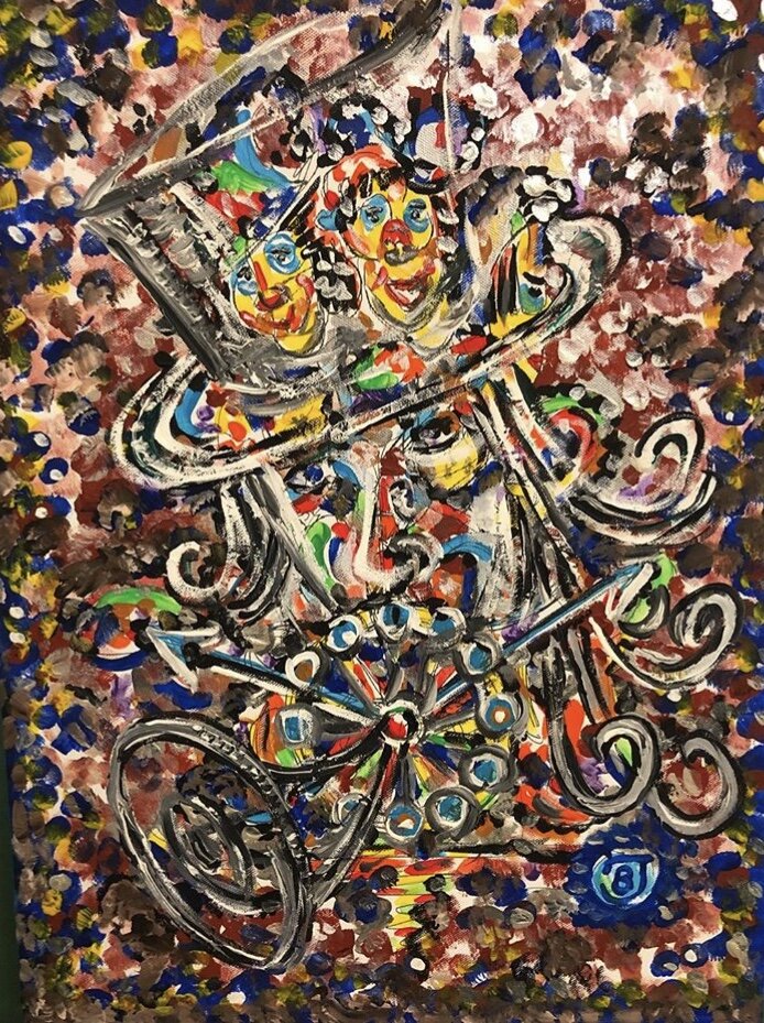 Работа художника Геннадия Ветрова. Фото: инстаграм Е. Петросяна.