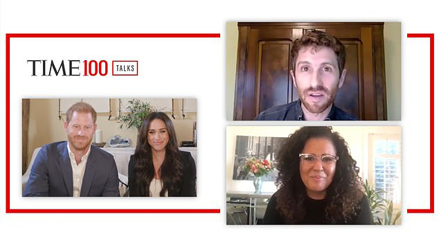 Пара, на фото, сверкнула улыбками после слухов, что Меган хочет заняться политикой.