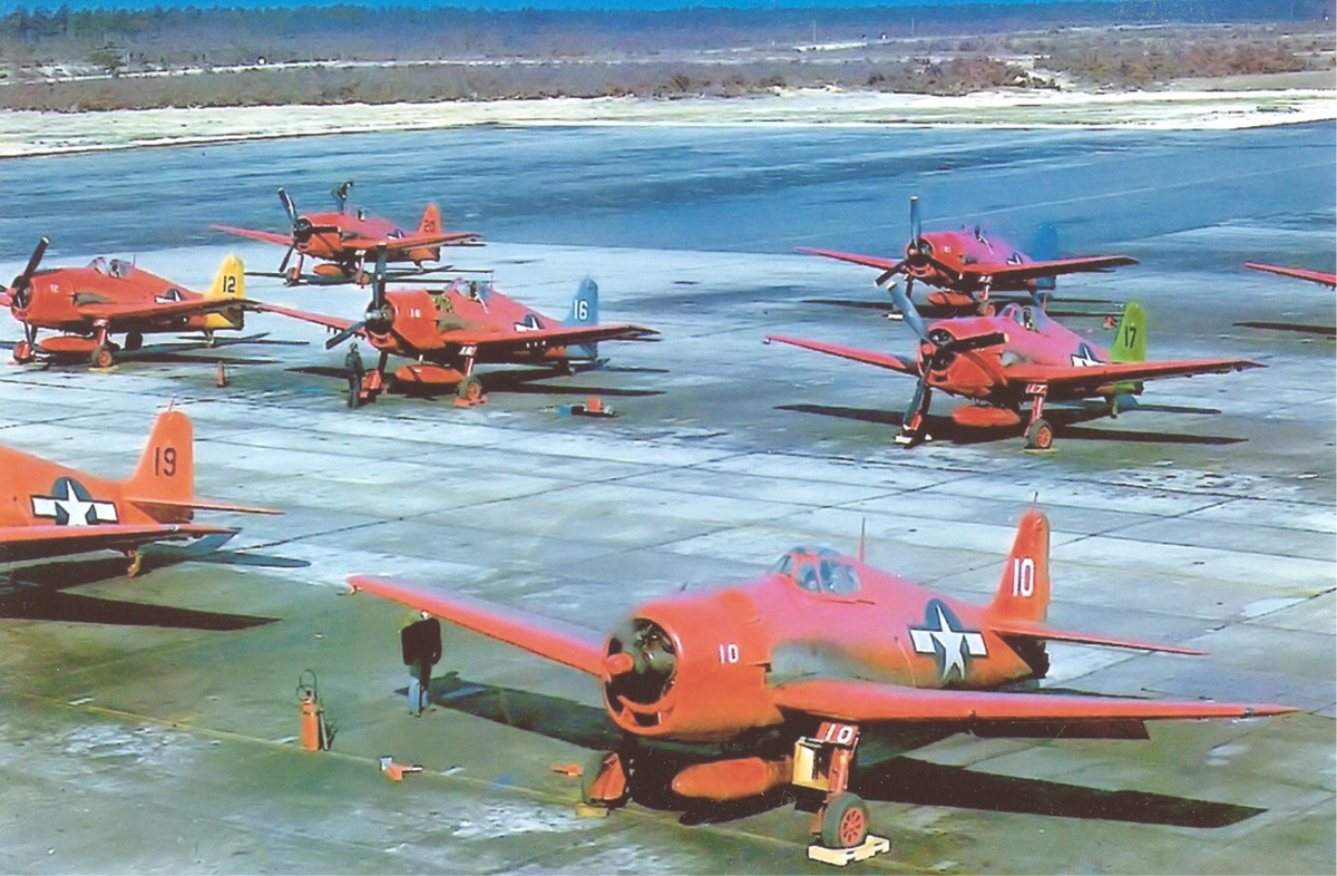 Беспилотные самолеты-мишени F6F