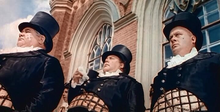 Слева направо: Сергей Кулагин, Борис Христофоров, Евгений Моргунов. Фото взято с сайта кино-театр.ру