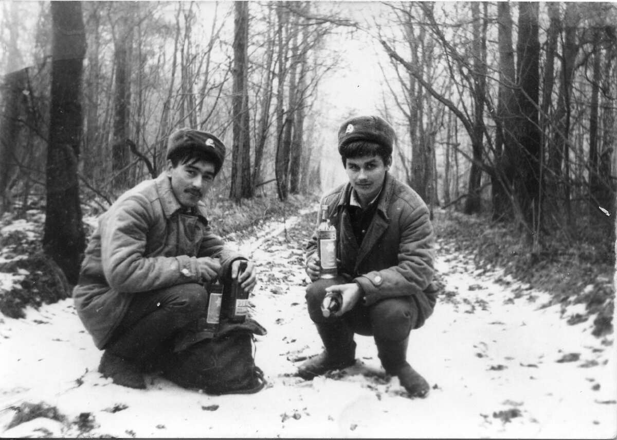 Самоволка! ГСВГ, самоходчики полигонной команды войскового стрельбища Помсен...