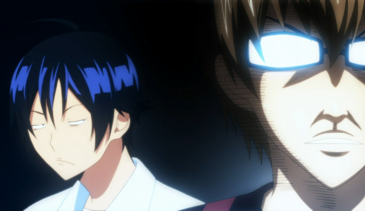 Использованы кадры из аниме "Бакуман";