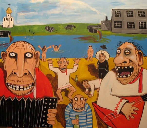 Картина Васи Ложкина. Фото из открытых источников