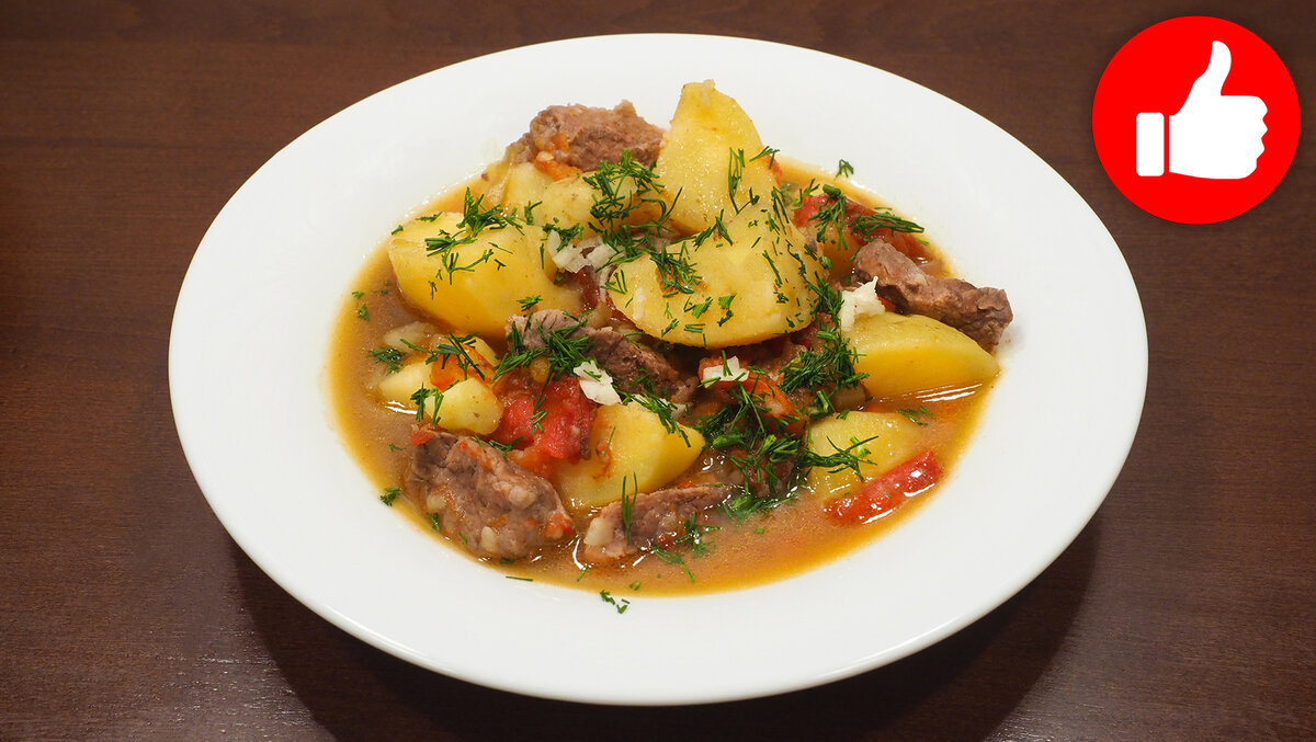 Картошка с мясом в мультиварке