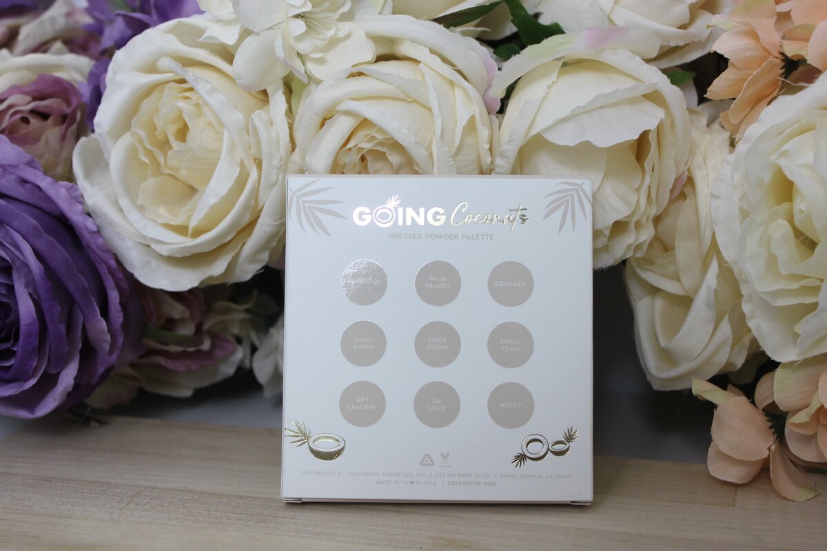 Палетка теней ColourPop Going Coconuts (9 оттенков)