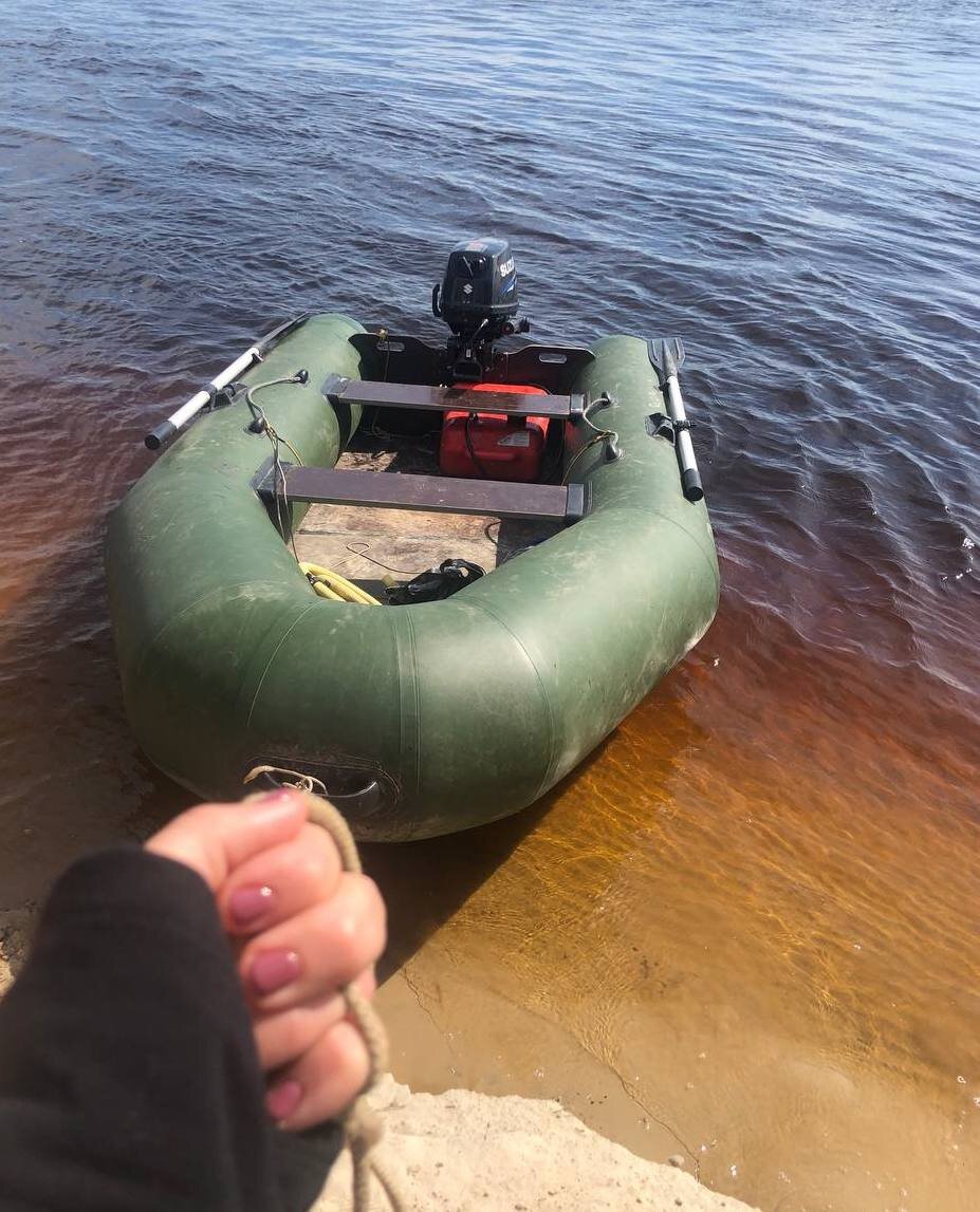 Выстраданная лодка.