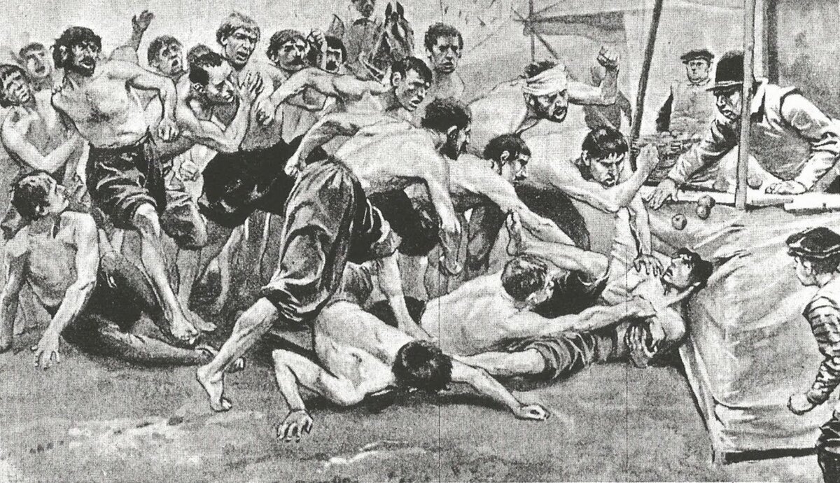 Средневековый футбол