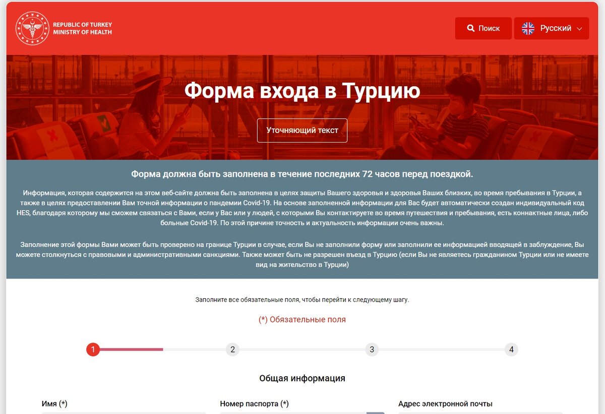 Как заполнить анкету для поездки в Турцию. Пошаговая инструкция | Lisanna  ИнфоТурция | Дзен