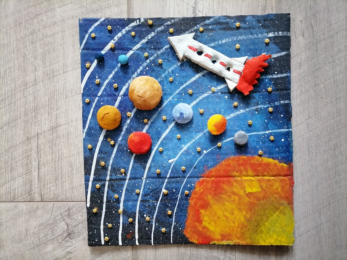 Солёное тесто, картон, гуаш и немного фантазии творят чудеса