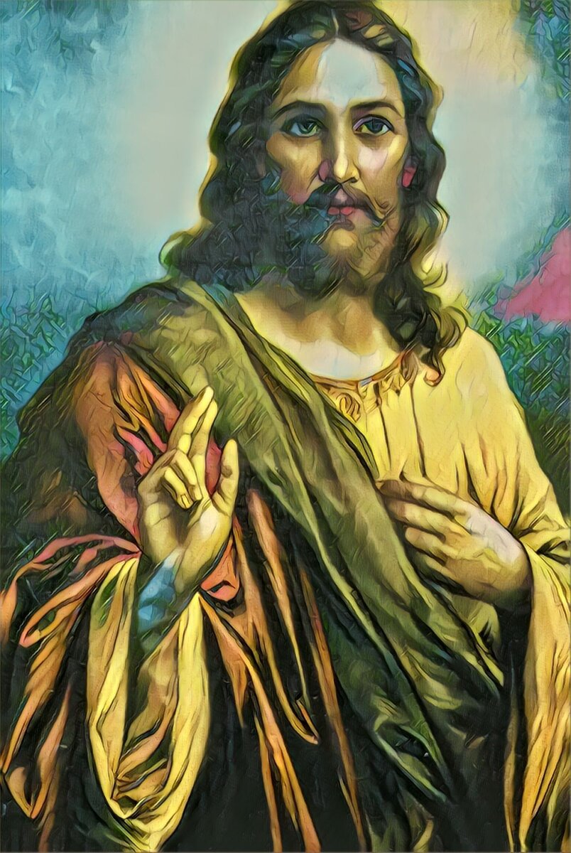 Иисус Христос. Картина современного художника(из ОИ)