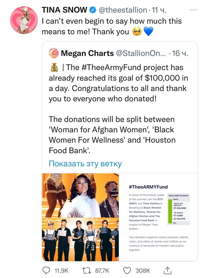 Фото скриншот twitter.com/theestallion