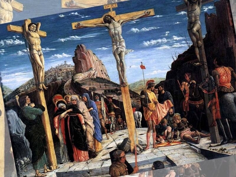 Распятие, Андреа Мантенья, 1460