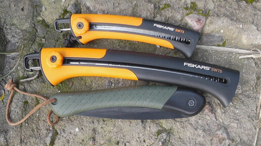 Пила Fiskars Xtract SW75 (большая). Сравнения и тесты