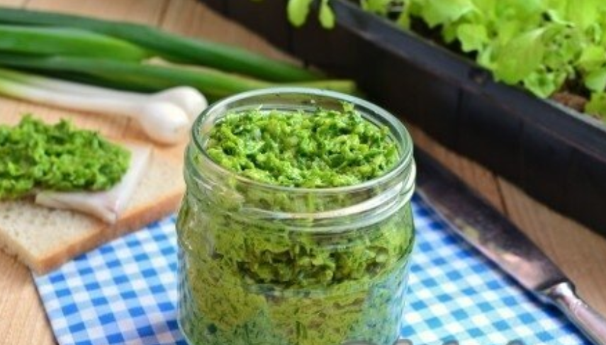 Паста из зеленого лука на зиму рецепты с фото
