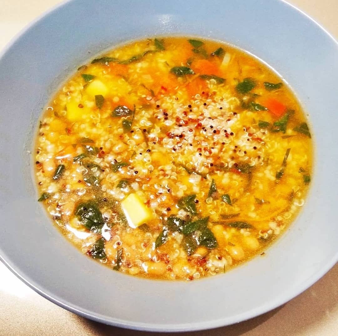 Похлёбка из киноа с треской. Фото: Олег Ольхов