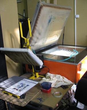 Засветочная камера для производства клише