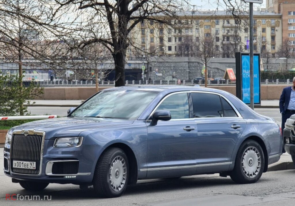 Aurus Senat s600 серебряная