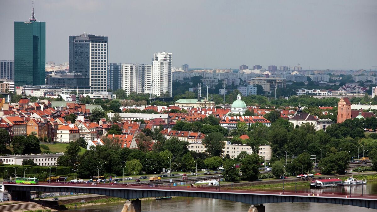    Вид на Гданьский мост через реку Висла в Варшаве© РИА Новости / Антон Денисов