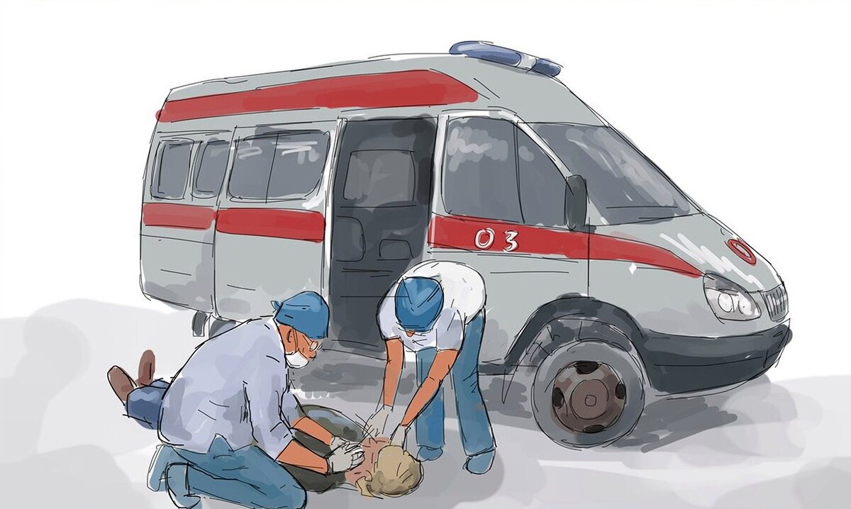 Зарисовка скорой помощи