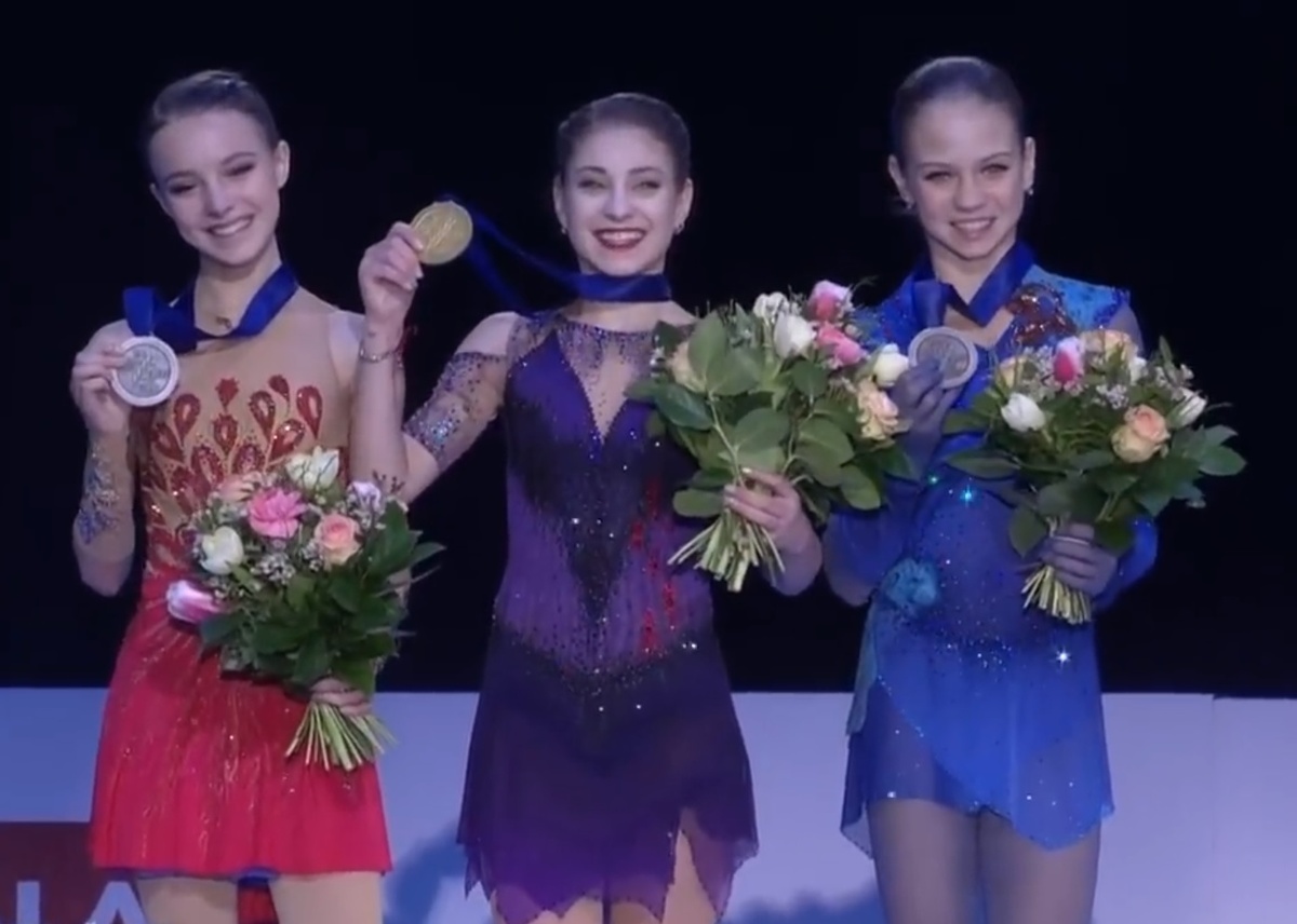 Анна Щербакова, Алёна Косторная, Александра Трусова