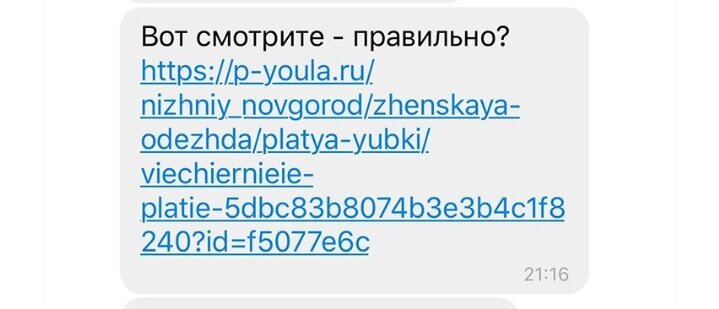 Мошенник пришлет стороннюю ссылку для оплаты, которая очень похожа на адрес сайта. 