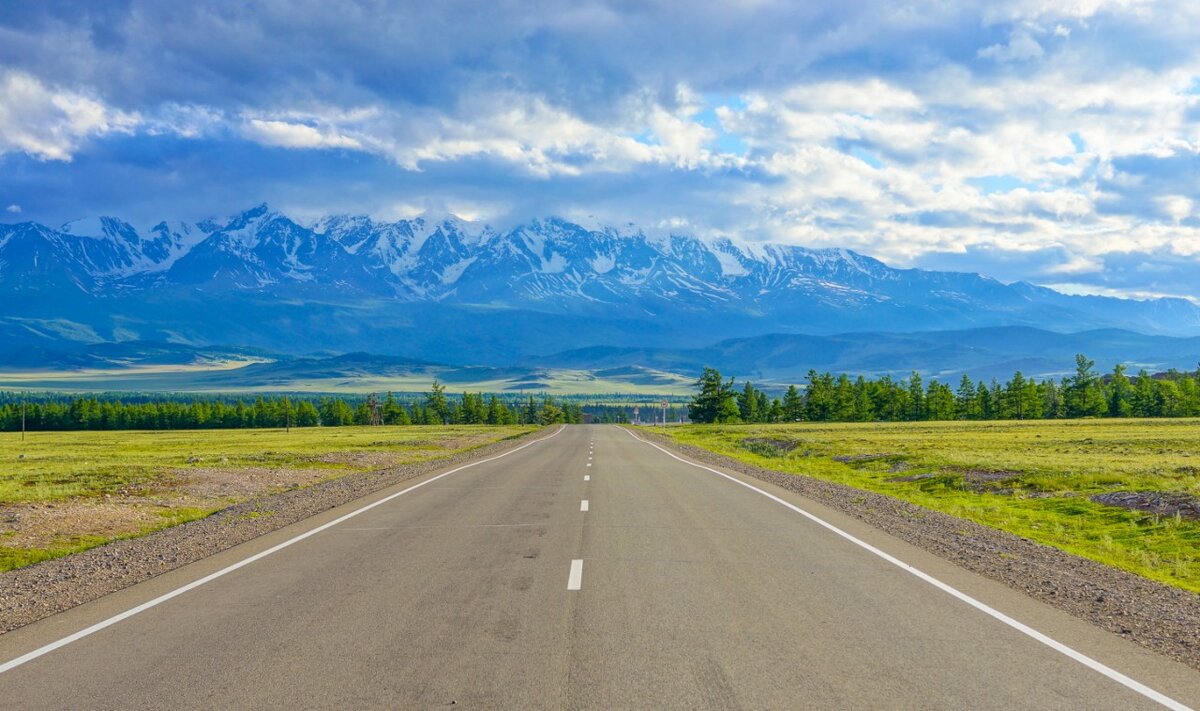 Алтай горы дорога
