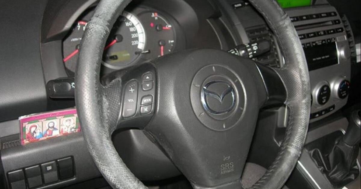 "Слегка" затертый руль