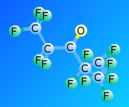 Молекула сухой воды.