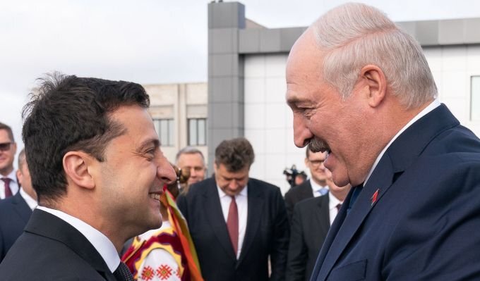 Встреча президентов Лукашенко и Зеленского. Фото: news.liga.net
