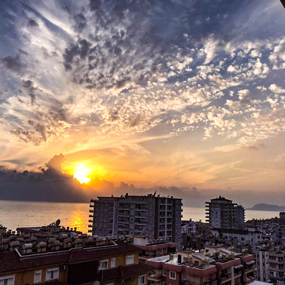 Какой классный закат.