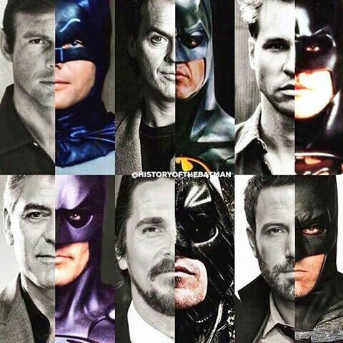 Актёры и их роли "Бэтмена" 