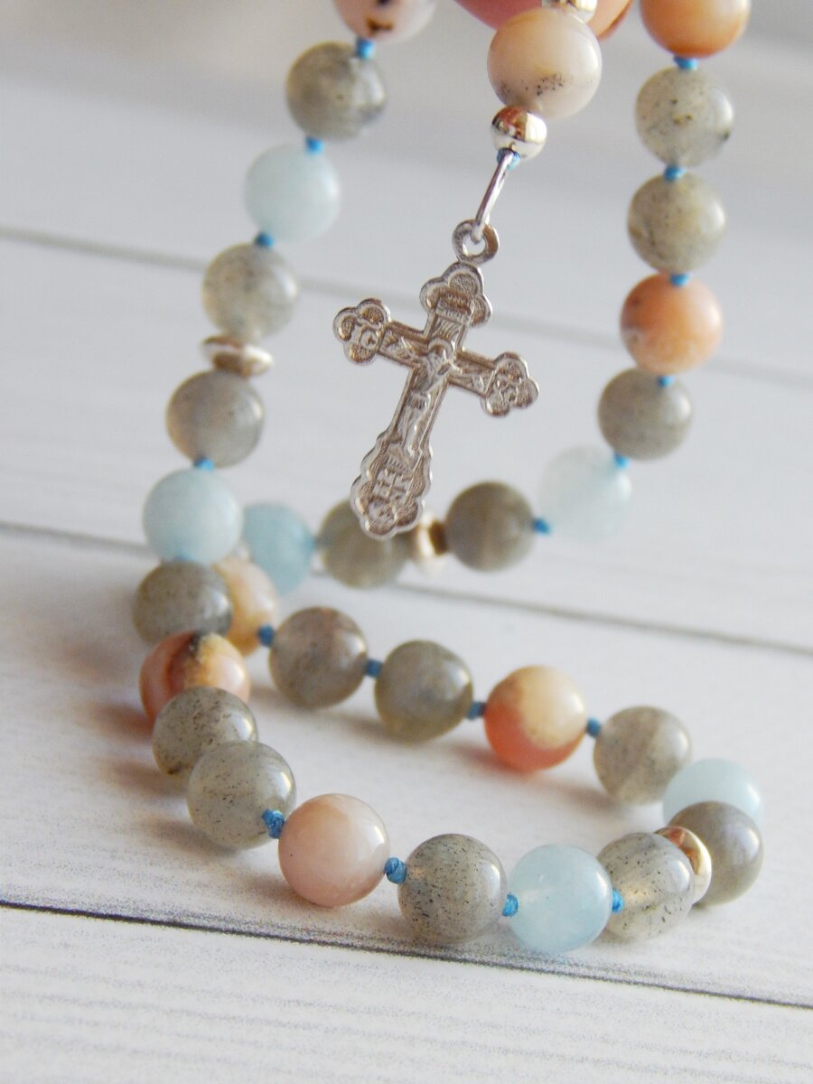 Четки 40 камней с серебром