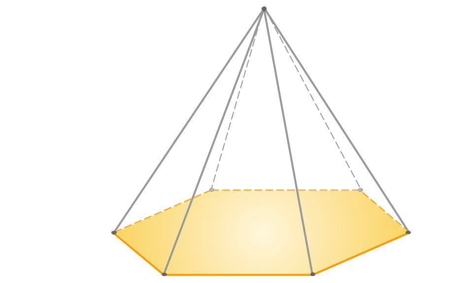 Шестиугольная пирамида